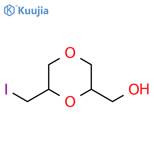 6-(iodomethyl)-1,4-dioxan-2-ylmethanol structure