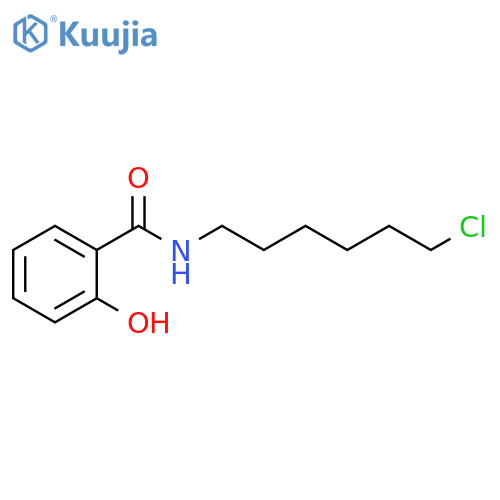 Benzamide, N-(6-chlorohexyl)-2-hydroxy- structure