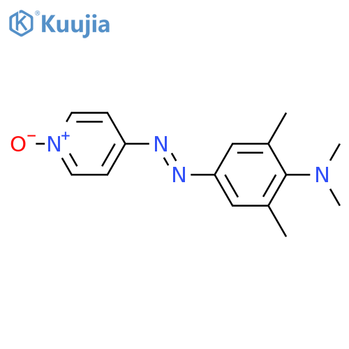 Benzenamine,N,N,2,6-tetramethyl-4-[2-(1-oxido-4-pyridinyl)diazenyl]- structure