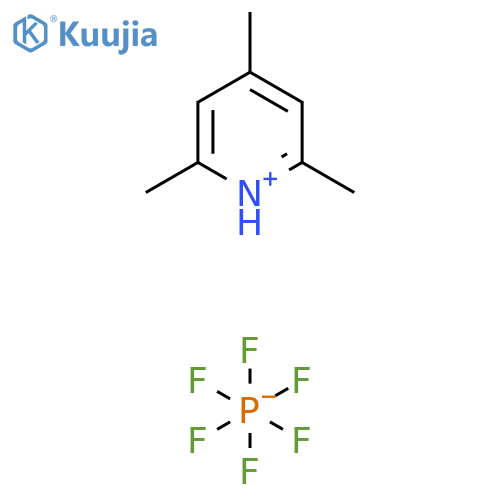 2,4,6-trimethylpyridine hexafluorophosphate structure