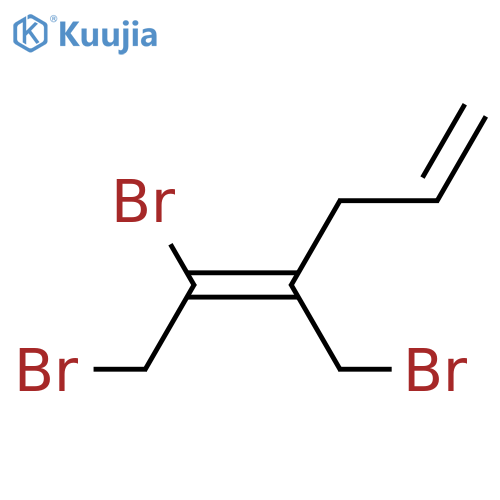 1,4-Hexadiene, 5,6-dibromo-4-(bromomethyl)-, (E)- structure