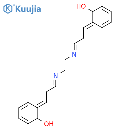 Phenol, 2,2'-[1,2-ethanediylbis(iminopropylidene)]bis- structure