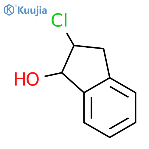 1H-Inden-1-ol,2-chloro-2,3-dihydro-, (1R,2S)-rel- structure