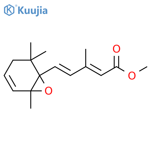 2,4-Pentadienoic acid,3-methyl-5-(2,2,6-trimethyl-7-oxabicyclo[4.1.0]hept-4-en-1-yl)-, methylester, (E,E)- structure