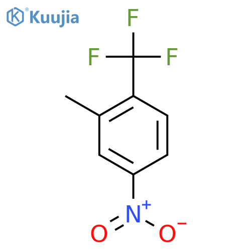 2-methyl-4-nitro-1-(trifluoromethyl)benzene structure