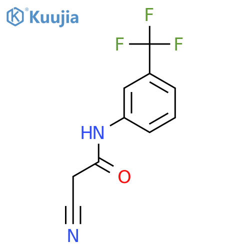 2-Cyano-N-3-(trifluoromethyl)phenylacetamide structure