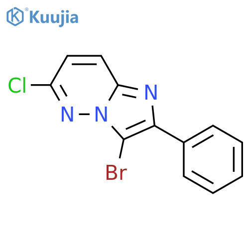 3-Bromo-6-chloro-2-phenylimidazo1,2-bpyridazine structure