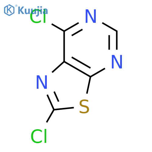 2,7-dichloro-1,3thiazolo5,4-dpyrimidine structure
