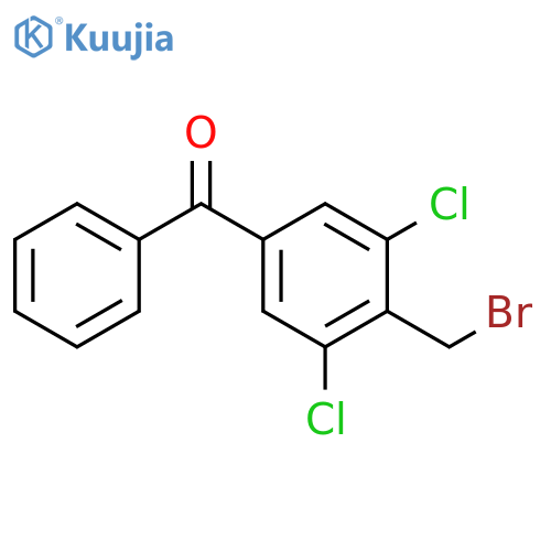 4-(Bromomethyl)-3,5-dichlorobenzophenone structure