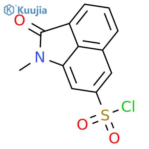 Benz[cd]indole-7-sulfonyl chloride, 1,2-dihydro-1-methyl-2-oxo- structure