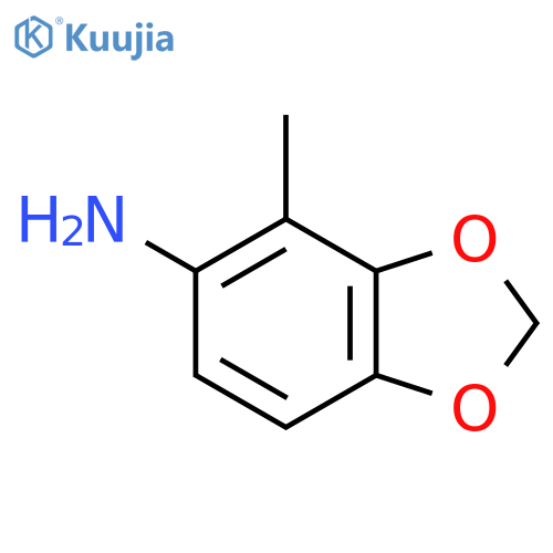 1,3-Benzodioxol-5-amine, 4-methyl- structure
