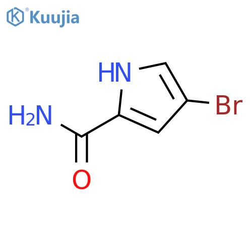 4-Bromo-1H-pyrrole-2-carboxamide structure