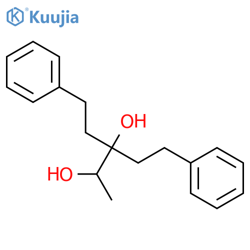 2,3-Pentanediol, 5-phenyl-3-(2-phenylethyl)- structure