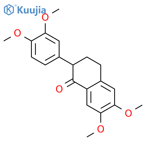 1(2H)-Naphthalenone,2-(3,4-dimethoxyphenyl)-3,4-dihydro-6,7-dimethoxy- structure