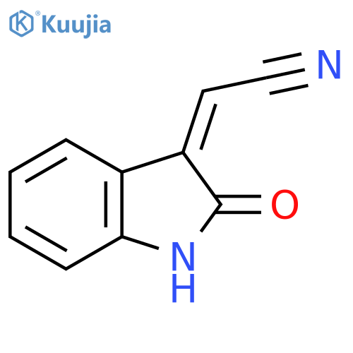2-(2-oxo-2,3-dihydro-1H-indol-3-ylidene)acetonitrile structure