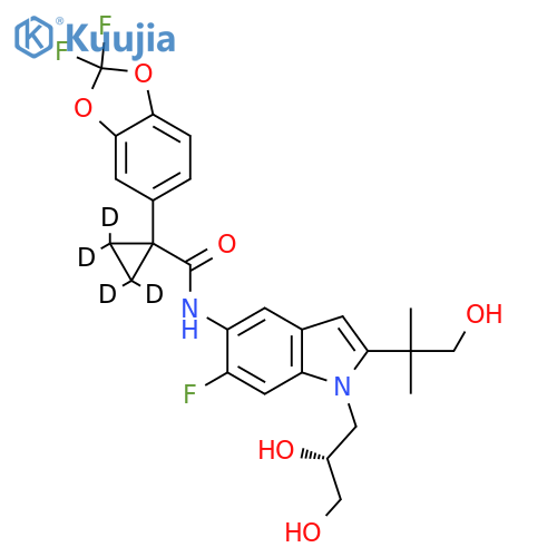 Tezacaftor-d structure