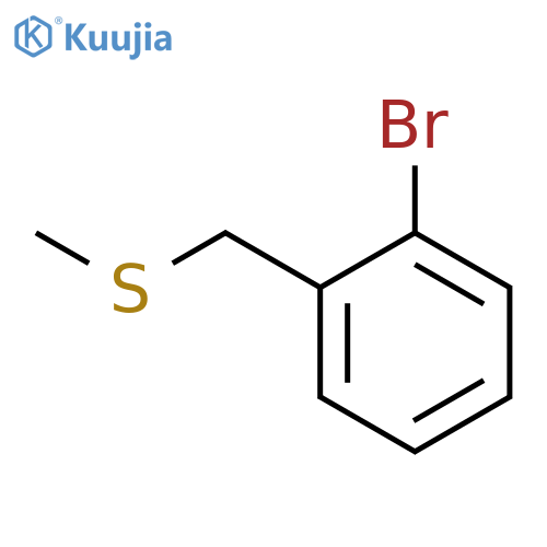 2-Bromobenzyl methyl sulfide structure