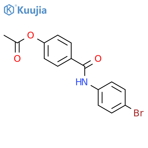 BENZAMIDE, 4-(ACETYLOXY)-N-(4-BROMOPHENYL)- structure