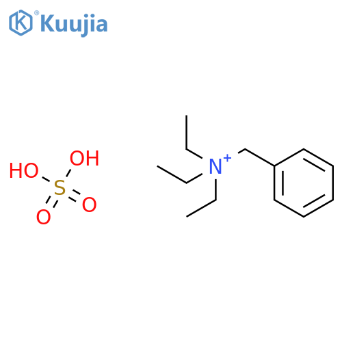 benzyl-triethyl-azanium; sulfuric acid structure