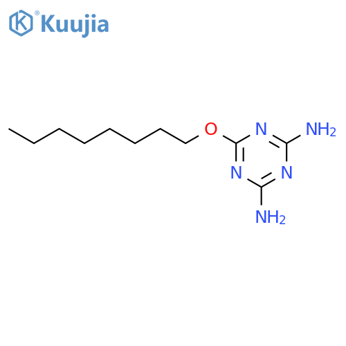 1,3,5-Triazine-2,4-diamine,6-(octyloxy)- structure