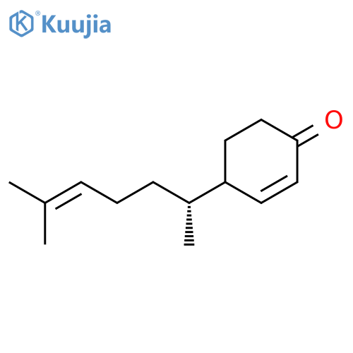 4-(1R)-1,5-Dimethyl-4-hexen-1-yl-2-cyclohexen-1-one structure
