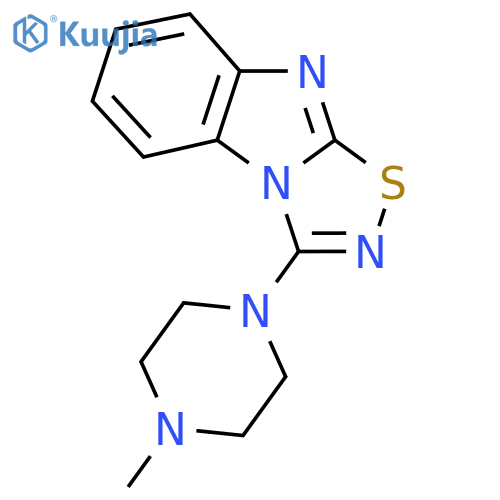 3-(4-Methyl-1-piperazinyl)-1,2,4-thiadiazolo[4,5-a]benzimidazole structure