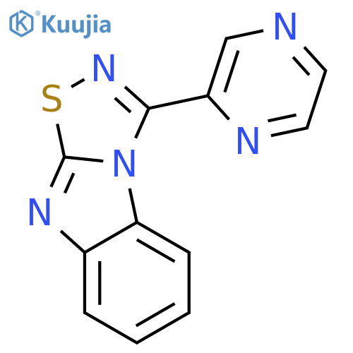 3-(2-pyrazinyl)-1,2,4-thiadiazolo[4,5-a]benzimidazole structure