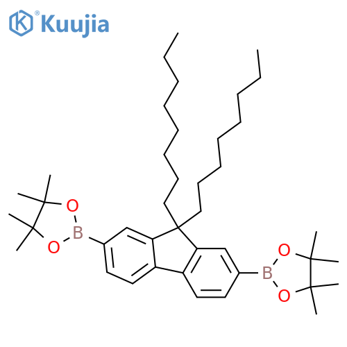 9,9-Dioctylfluorene-2,7-diboronic Acid bis(Pinacol) Ester structure