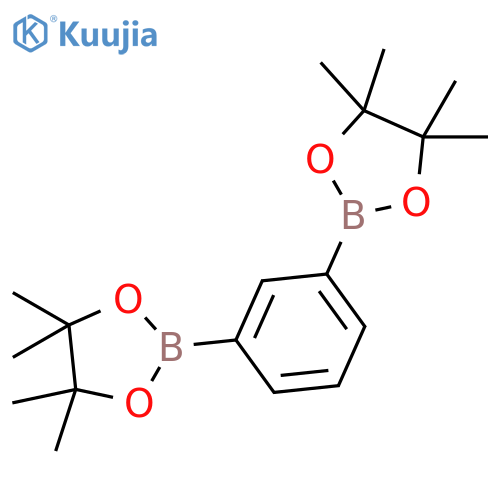 1,3-Bis(4,4,5,5-tetramethyl-1,3,2-dioxaborolan-2-yl)benzene structure