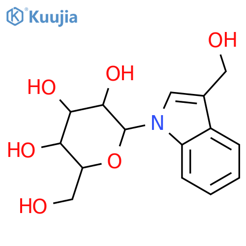 1H-Indole-3-methanol; N-β-D-Glucopyranosyl structure