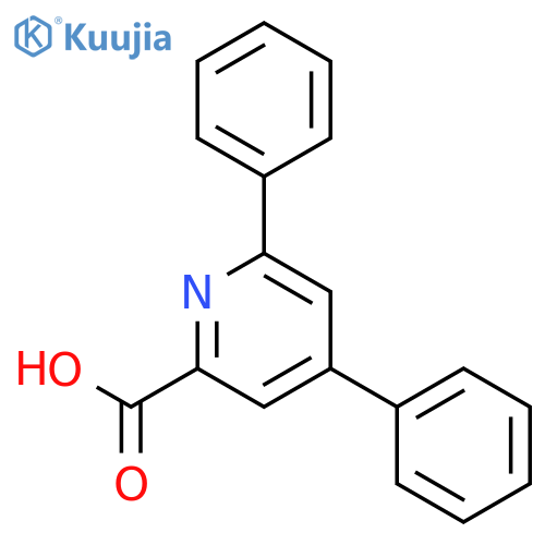2-Pyridinecarboxylic acid, 4,6-diphenyl- structure