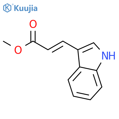 (E)-Methyl 3-(1H-indol-3-yl)acrylate structure