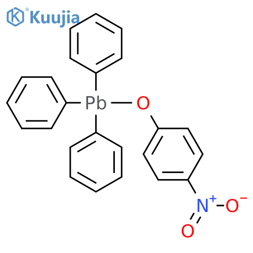 (4-Nitrophenoxy)triphenylplumbane structure