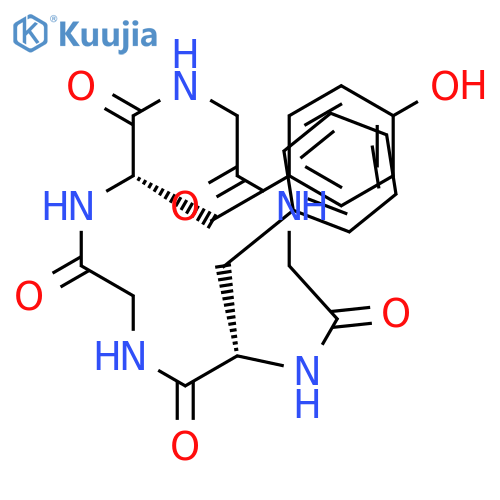 CYCLO(GLYCYLGLYCYL-L-PHENYLALANYLGLYCYL-L-TYROSYL) structure