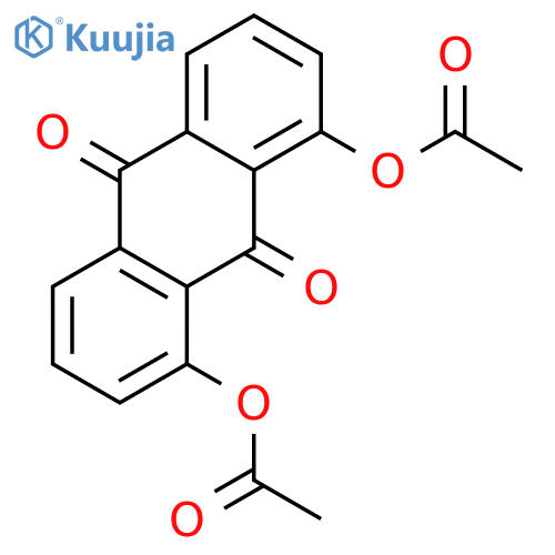 9,10-Anthracenedione,1,8-bis(acetyloxy)- structure