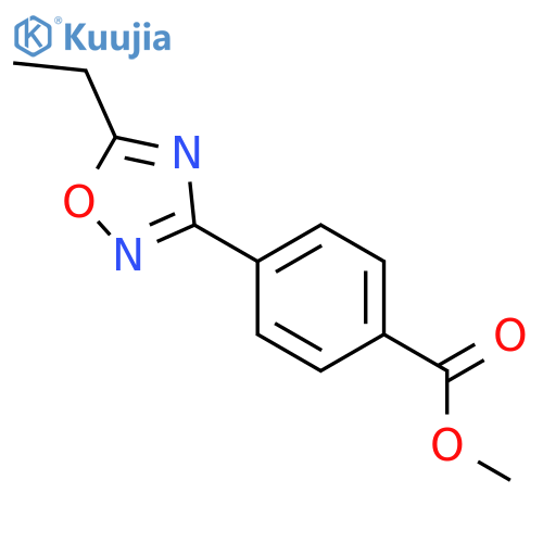 Methyl4-(5-Ethyl-1,2,4-oxadiazol-3-yl)benzoate structure