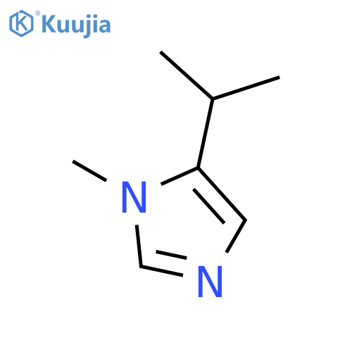 5-isopropyl-1-methyl-imidazole structure