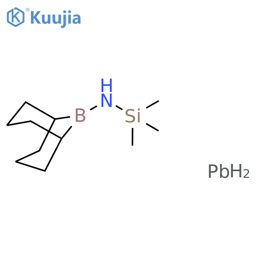 9-Borabicyclo[3.3.1]nonan-9-amine, N-(trimethylsilyl)-, lead(2+) salt structure