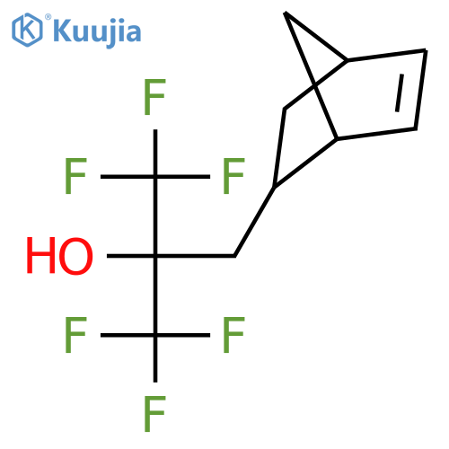 3-(Bicyclo2.2.1hept-5-en-2-yl)-1,1,1-trifluoro-2-(trifluoromethyl)propan-2-ol structure