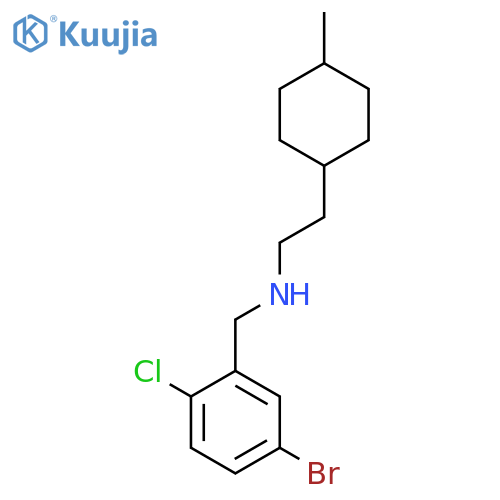 (5-bromo-2-chlorophenyl)methyl2-(4-methylcyclohexyl)ethylamine structure