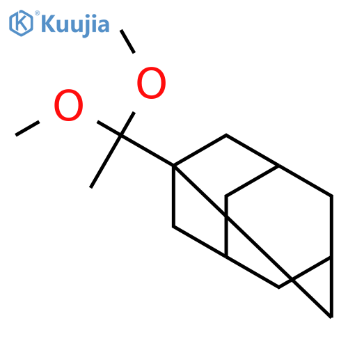 Tricyclo[3.3.1.13,7]decane, 1-(1,1-dimethoxyethyl)- structure