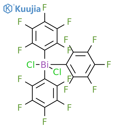 Bismuth, dichlorotris(pentafluorophenyl)- structure