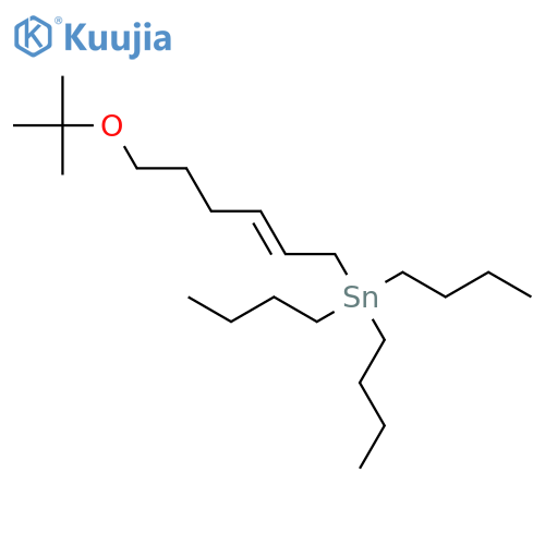 Stannane, tributyl[6-(1,1-dimethylethoxy)-2-hexenyl]- structure