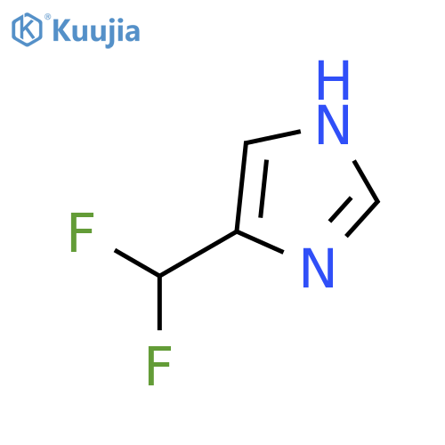 1H-Imidazole, 5-(difluoromethyl)- structure