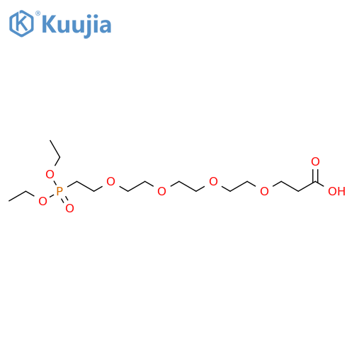Carboxy-PEG4-phosphonic acid ethyl ester structure