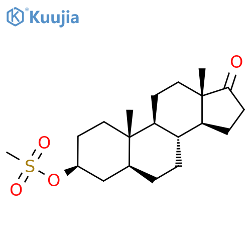 3beta-(Mesyloxy)-5alpha-androstane-17-one structure