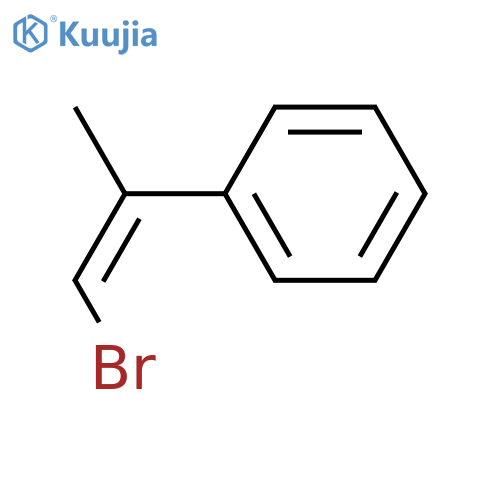 Benzene, [(1Z)-2-bromo-1-methylethenyl]- structure