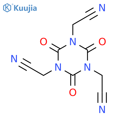 1,3,5-Triazine-1,3,5(2H,4H,6H)-triacetonitrile, 2,4,6-trioxo- structure