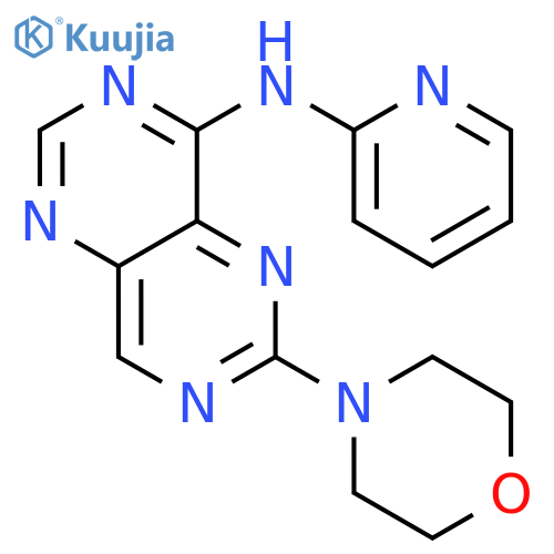 Pyrimido[5,4-d]pyrimidin-4-amine, 6-(4-morpholinyl)-N-2-pyridinyl- structure