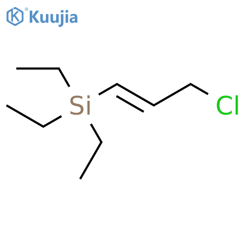 Silane, (3-chloro-1-propenyl)triethyl- structure